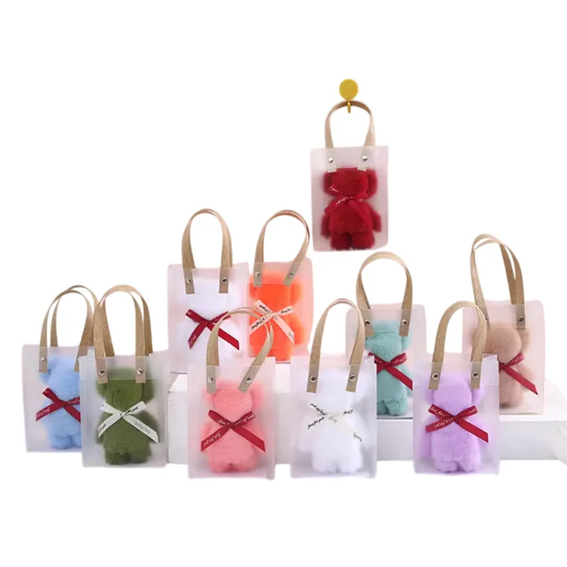 Coral Fleece Bear Face Towel