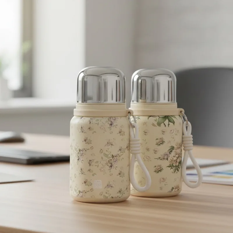 Customised metal flask