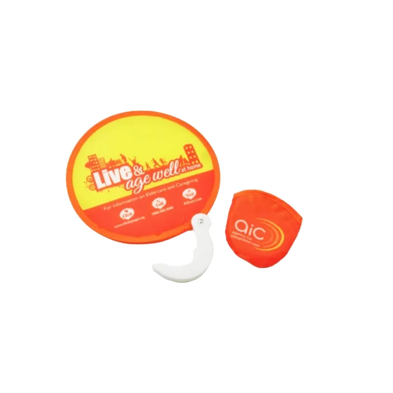 Foldable Frisbee Fan with Handle