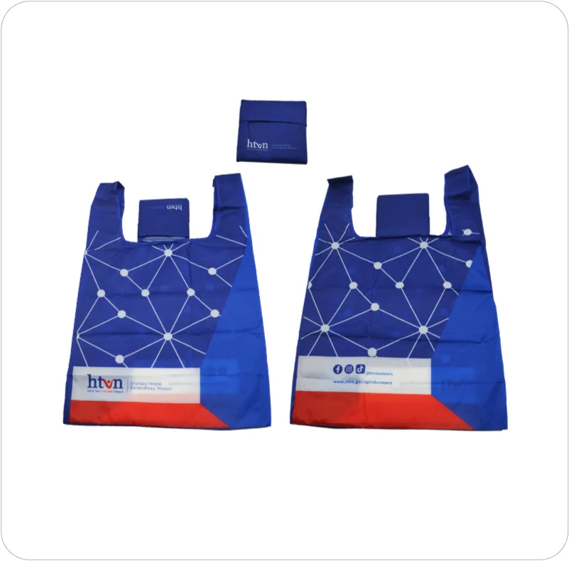 Foldable Grocery Bag with Pouch