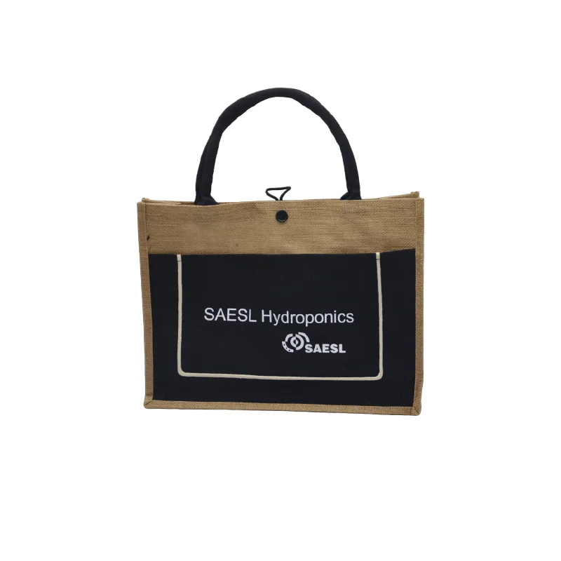 Jute Bag with Pocket