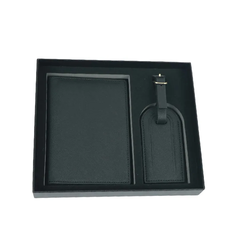 PU Passport Holder and Luggage Tag Set