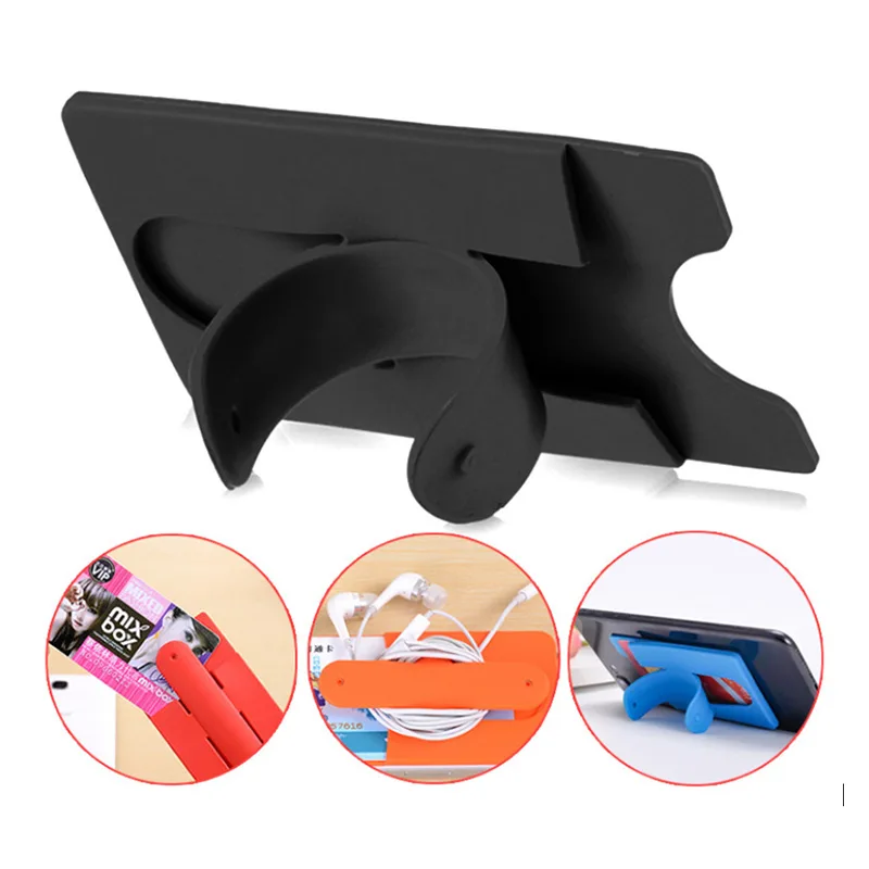 Silicone Phone Stand with Card Holder