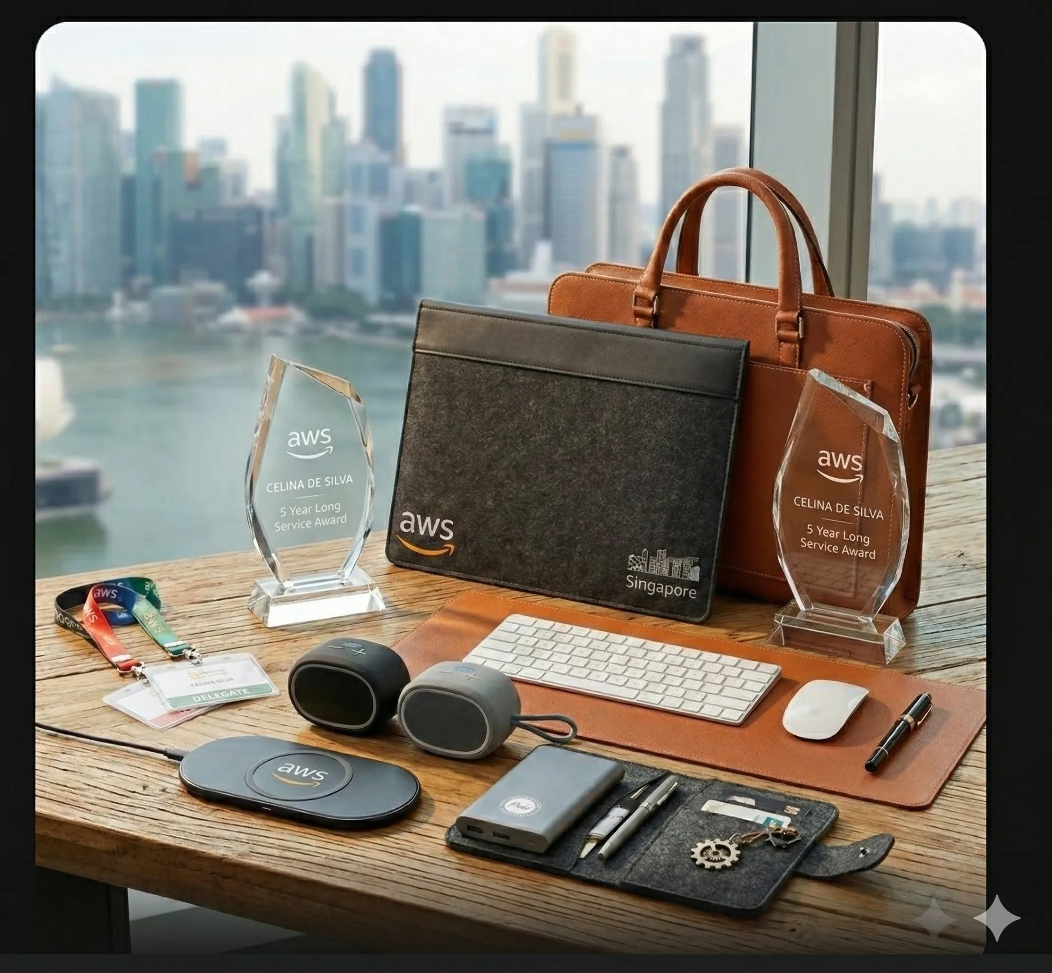 Employee gifts Singapore — onboarding kits and milestone awards